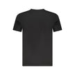 Cavalli Class Schwarzes Baumwoll-T-Shirt für Herren