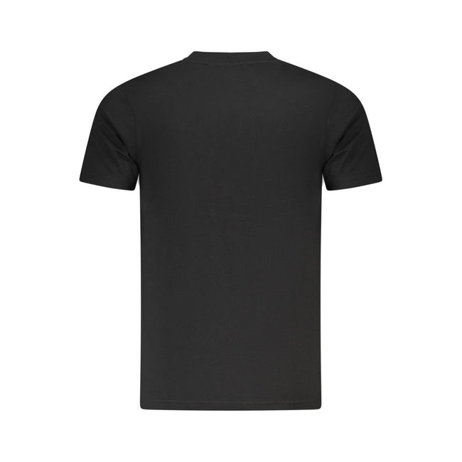 Cavalli Class Schwarzes Baumwoll-T-Shirt für Herren