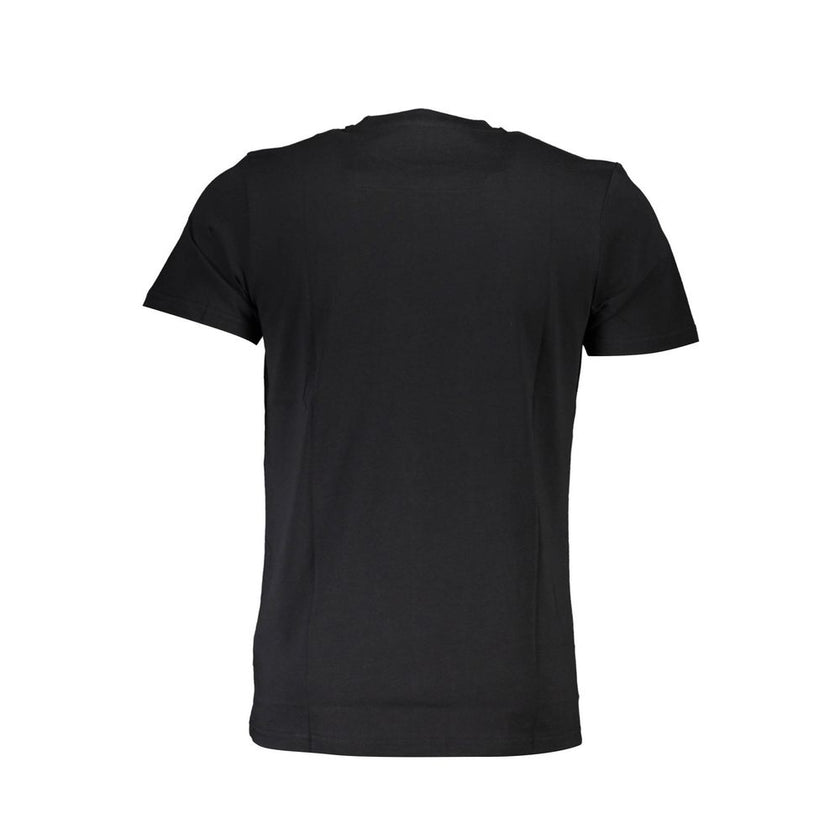 Cavalli Class Schwarzes Baumwoll-T-Shirt für Herren