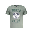 North Sails Verde Baumwoll-T-Shirt für Herren