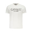 Cavalli Class Bianco Baumwoll-T-Shirt für Herren