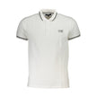 Cavalli Class Weißes Poloshirt aus Baumwolle für Herren