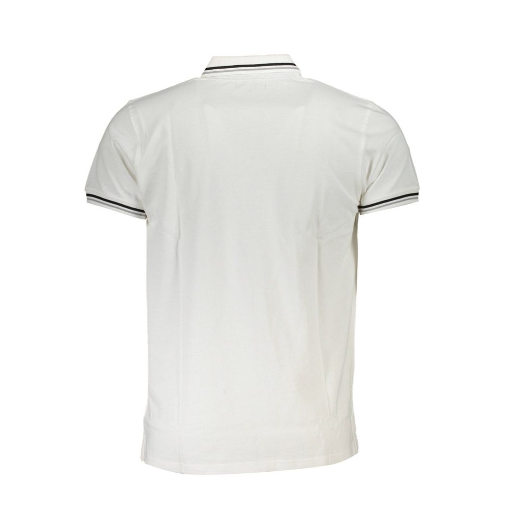 Cavalli Class Weißes Poloshirt aus Baumwolle für Herren