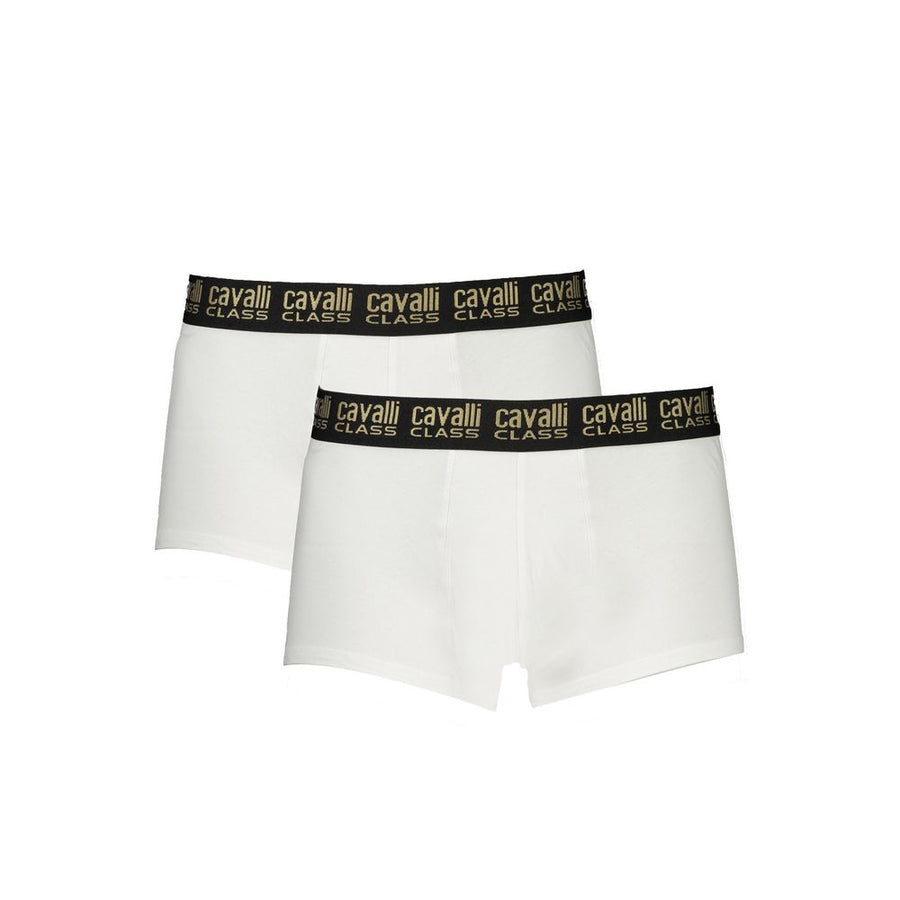 Cavalli Class Cotton Underwear in White