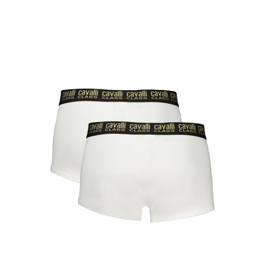 Cavalli Class Cotton Underwear in White