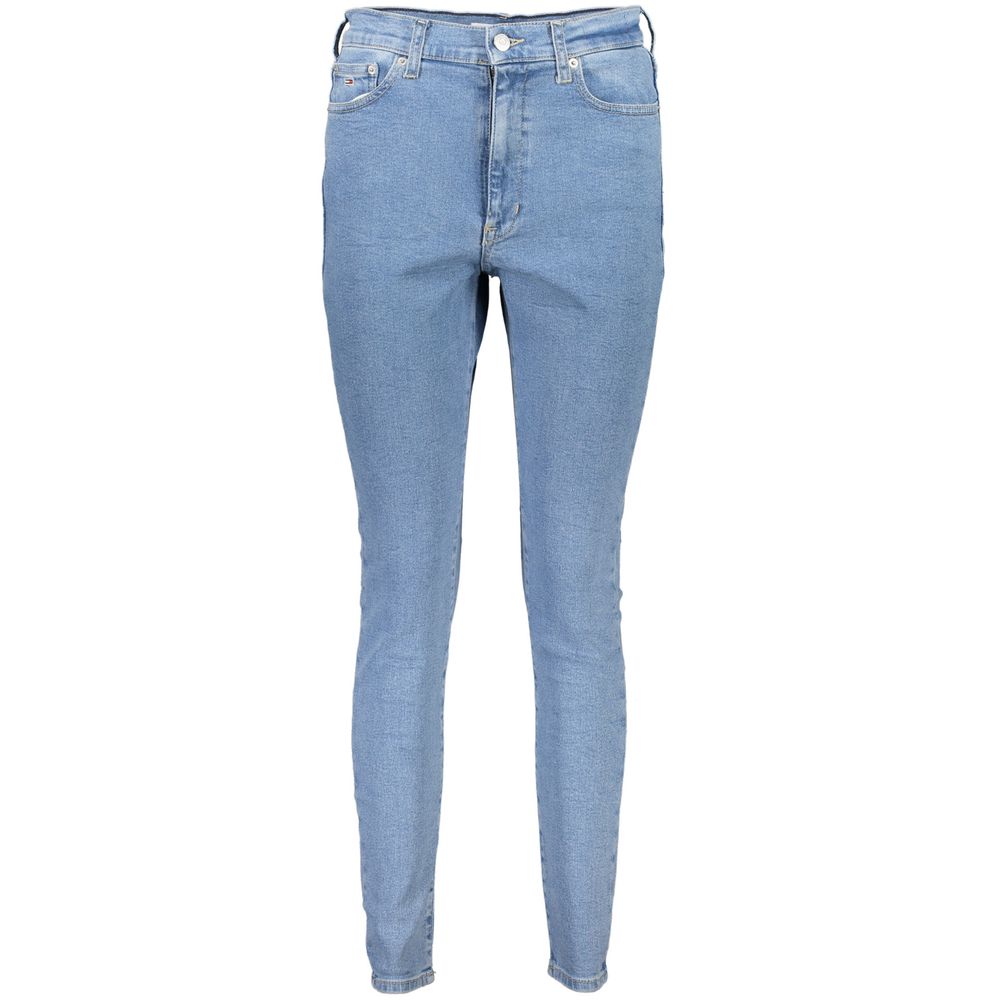 Tommy Hilfiger Blue Straight-Leg Cotton Jeans