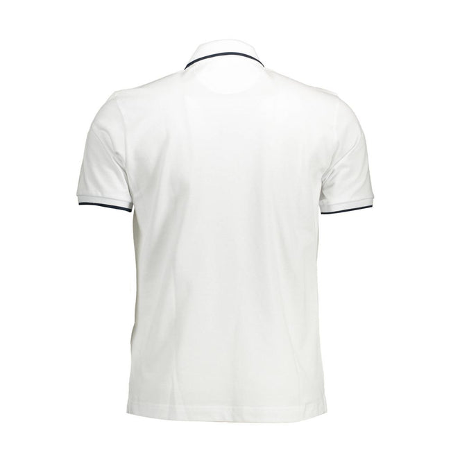 La Martina Weißes Herren-Poloshirt aus Baumwolle