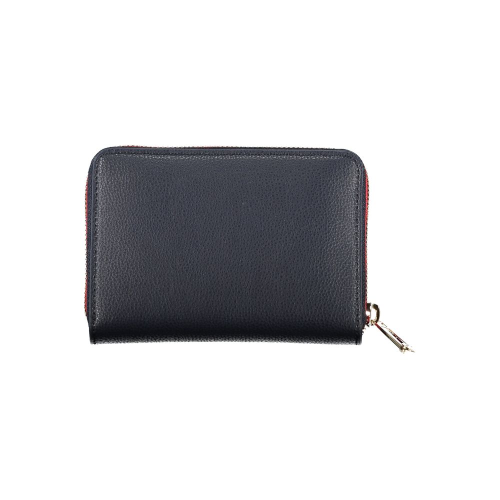 Tommy Hilfiger Damen-Portemonnaie aus blauem Polyurethan