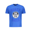 North Sails Blaues Baumwoll-T-Shirt für Herren