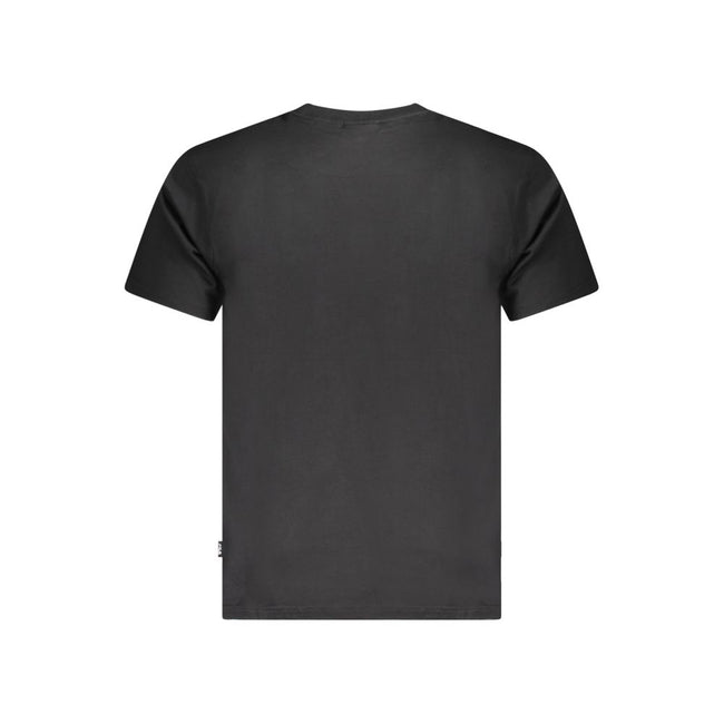 Fila Schwarzes Baumwoll-T-Shirt