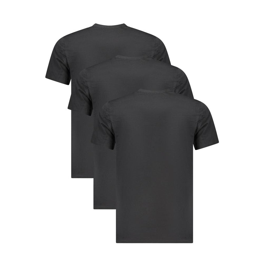 Calvin Klein Schwarzes Baumwoll-T-Shirt für Herren