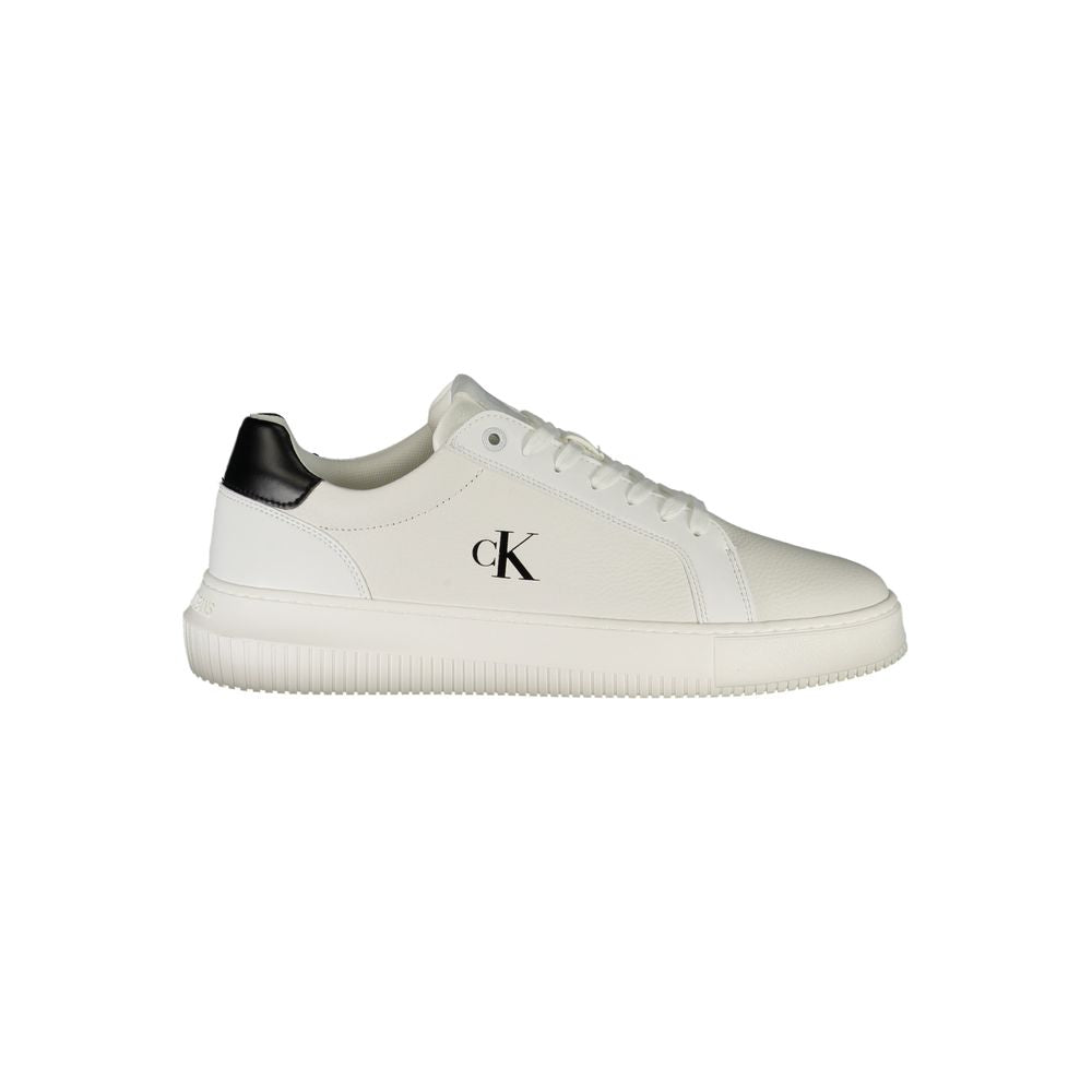 Calvin Klein White Polyurethane Men's Sneaker