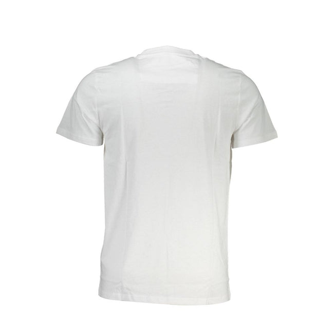 Cavalli Class Bianco Baumwoll-T-Shirt für Herren