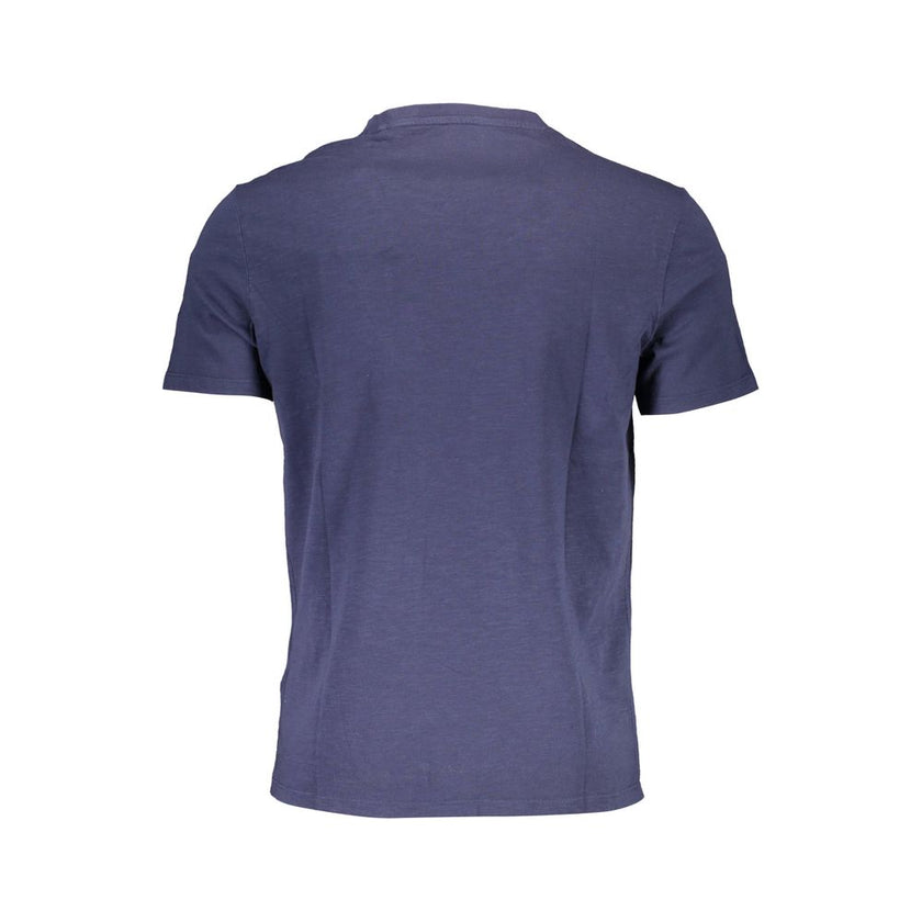 Guess Jeans Baumwoll-T-Shirt in Blau