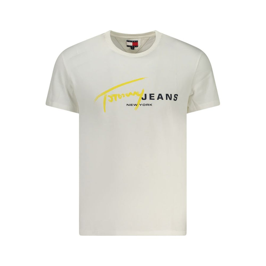 Tommy Hilfiger Men's White Cotton T-Shirt