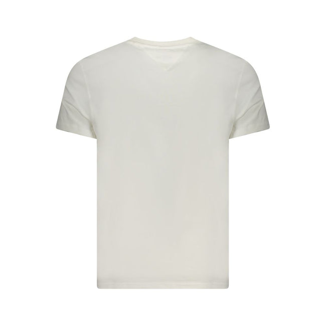 Tommy Hilfiger Weißes Herren-T-Shirt aus Baumwolle