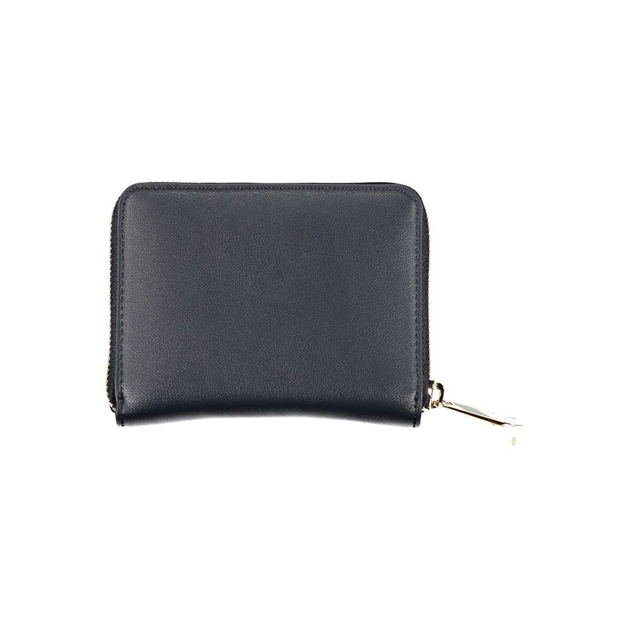 Tommy Hilfiger Damen-Portemonnaie aus blauem Polyurethan
