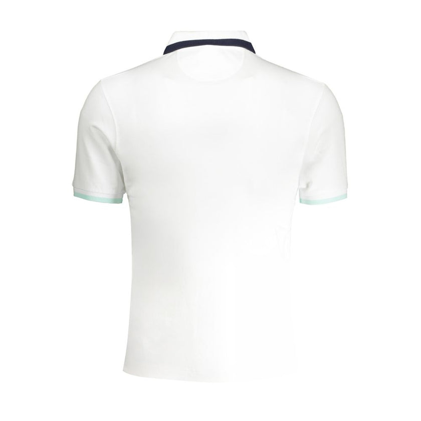 La Martina Weißes Herren-Poloshirt aus Baumwolle