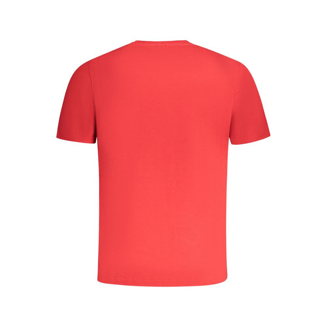 North Sails Rotes Baumwoll-T-Shirt für Herren