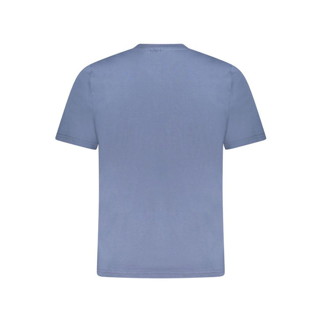 North Sails Blu Baumwoll-T-Shirt für Herren