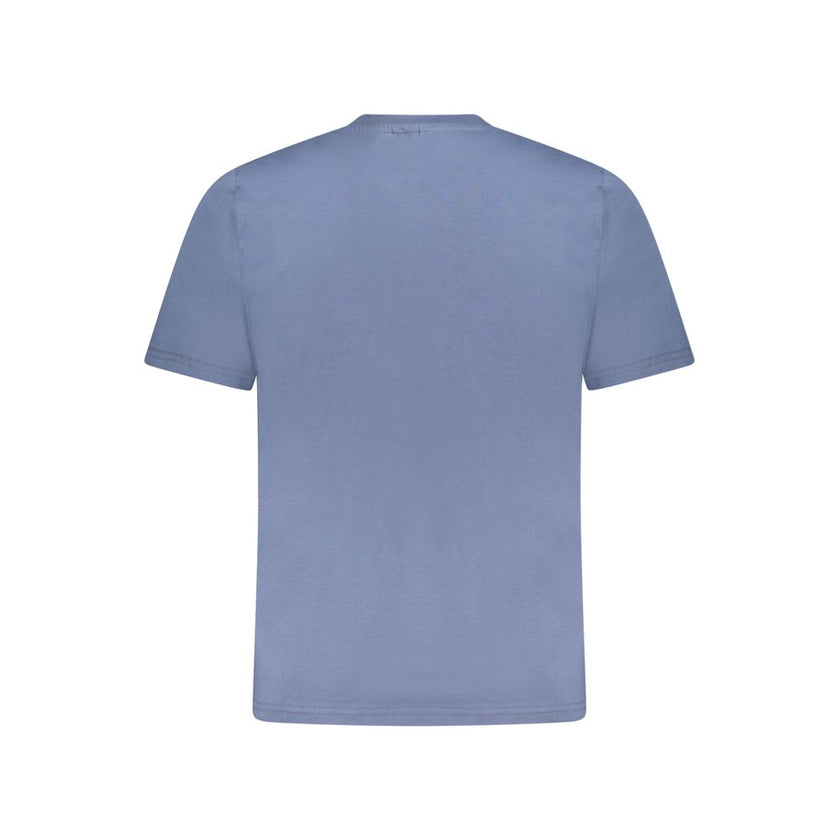 North Sails Blu Baumwoll-T-Shirt für Herren