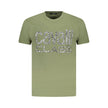 Cavalli Class Verde Baumwoll-T-Shirt für Herren