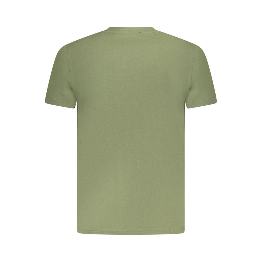 Cavalli Class Men's Green Cotton T-Shirt