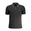 La Martina Schwarzes Herren-Poloshirt aus Baumwolle