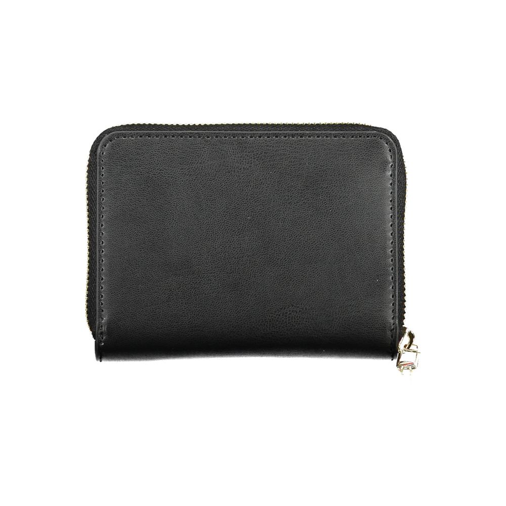 Tommy Hilfiger Schwarze Geldbörse aus Polyurethan für Damen