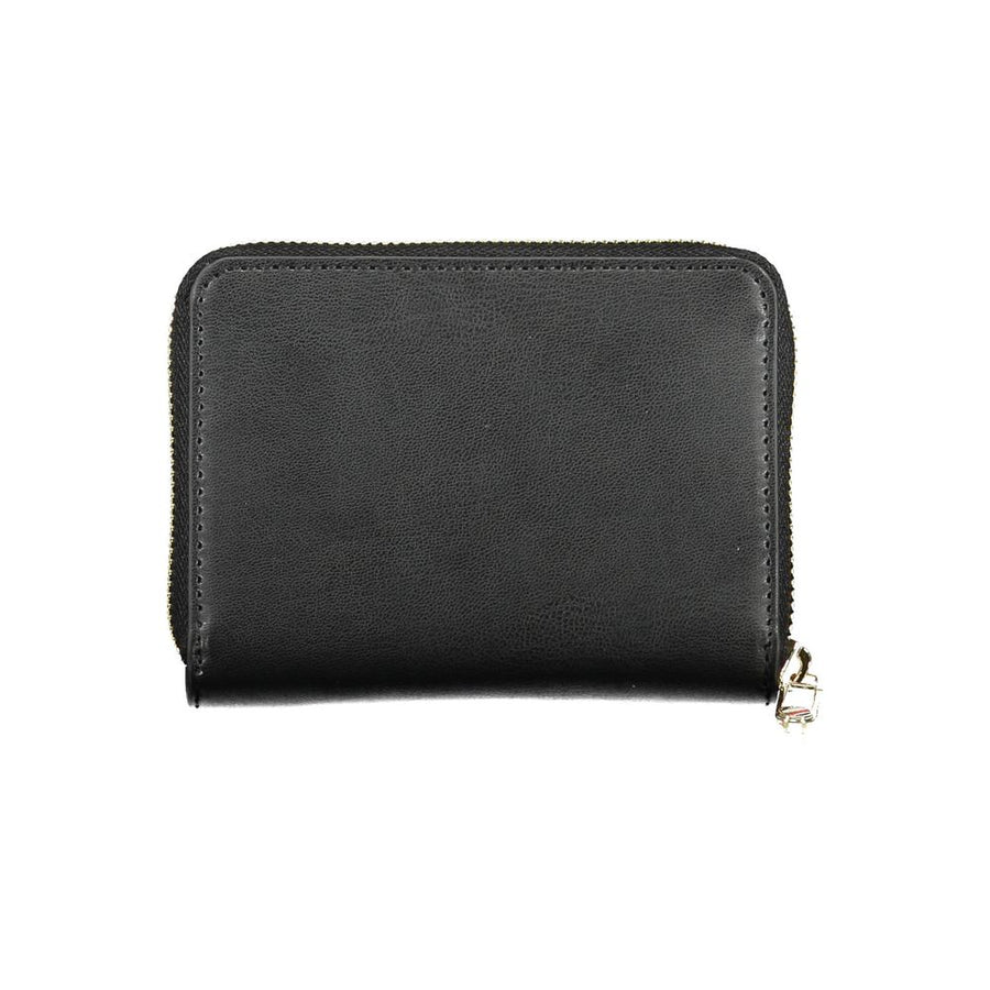 Tommy Hilfiger Schwarze Geldbörse aus Polyurethan für Damen