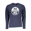 North Sails Blu Baumwoll-T-Shirt für Herren