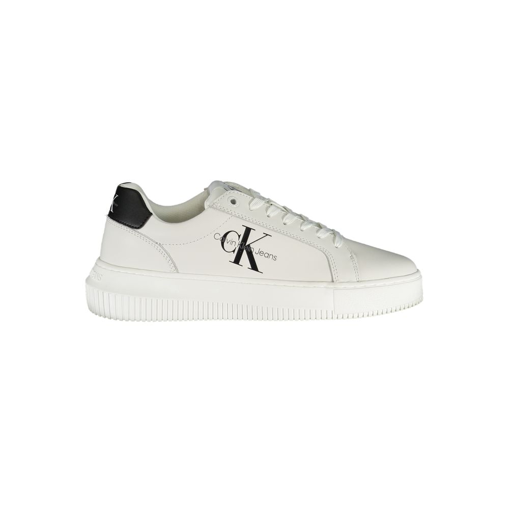 Calvin Klein Weiße Leder-Sneaker für Damen