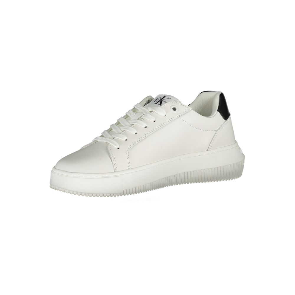 Calvin Klein Weiße Leder-Sneaker für Damen