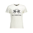 La Martina Bianco Baumwoll-T-Shirt für Herren