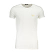 Cavalli Class Weißes Herren-T-Shirt aus Baumwolle