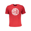 North Sails Rotes Baumwoll-T-Shirt für Herren