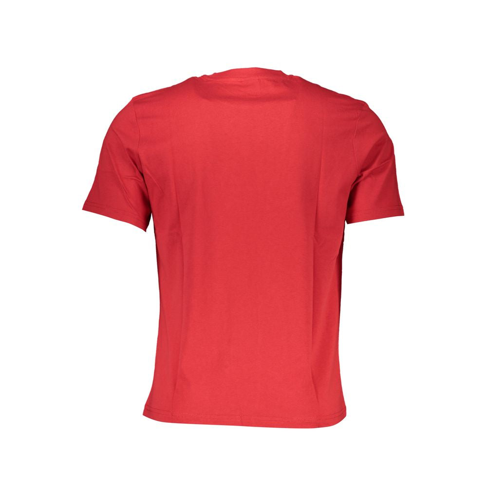 North Sails Rotes Baumwoll-T-Shirt für Herren