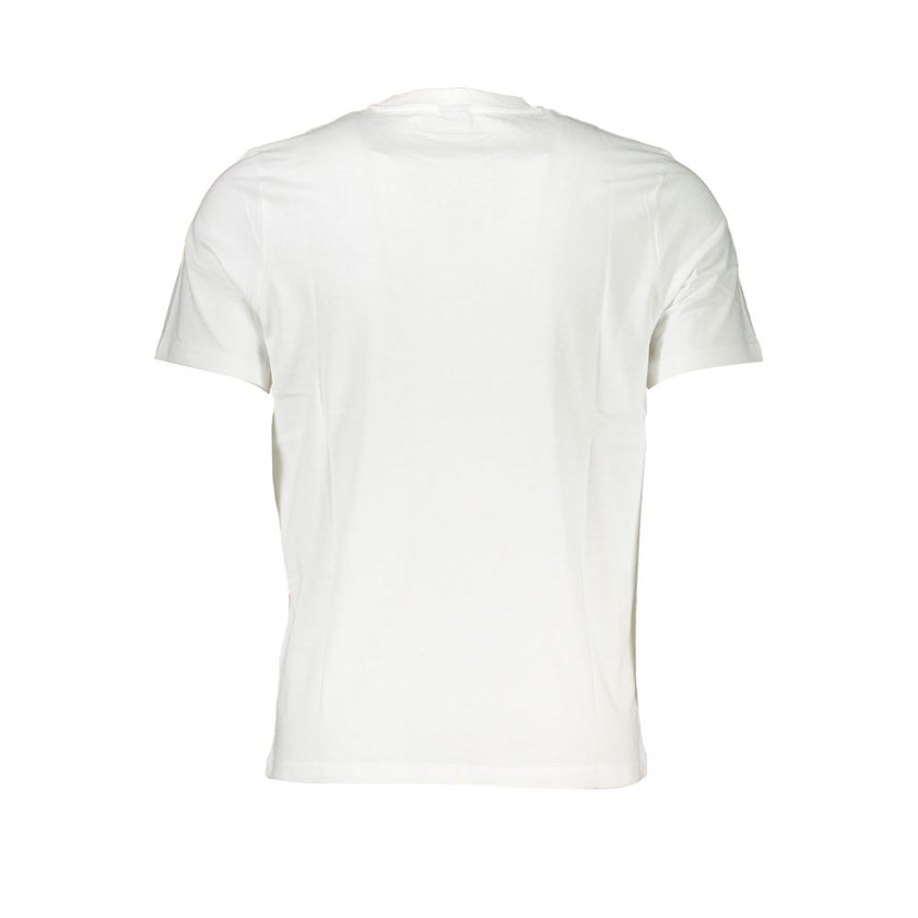 North Sails Bianco Baumwoll-T-Shirt für Herren