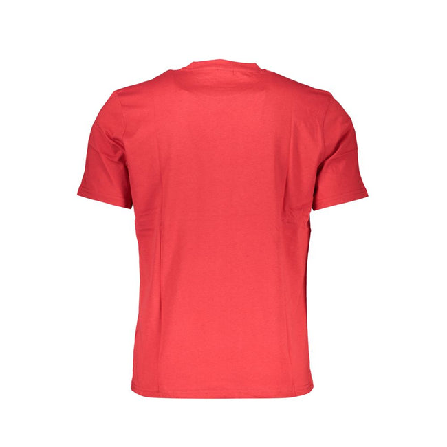 North Sails Rosso Baumwoll-T-Shirt für Herren