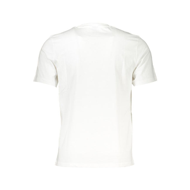 North Sails Bianco Baumwoll-T-Shirt für Herren