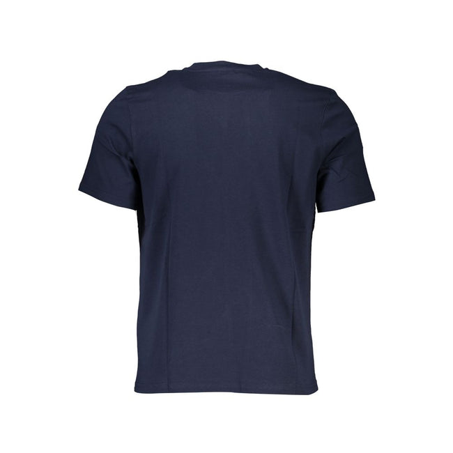 North Sails Blu Baumwoll-T-Shirt für Herren