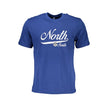 North Sails Blu Baumwoll-T-Shirt für Herren