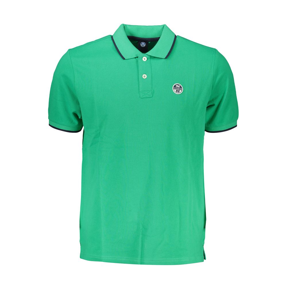 North Sails Verde Baumwoll-Poloshirt für Herren