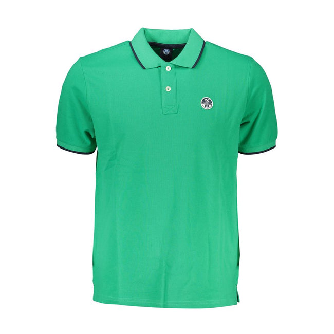 North Sails Verde Baumwoll-Poloshirt für Herren