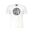North Sails Bianco Baumwoll-T-Shirt für Herren