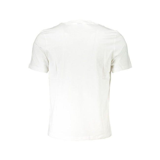 North Sails Bianco Baumwoll-T-Shirt für Herren