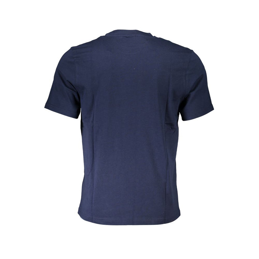 North Sails Blu Baumwoll-T-Shirt für Herren