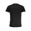 Cavalli Class Schwarzes Baumwoll-T-Shirt für Herren