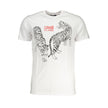 Cavalli Class Bianco Baumwoll-T-Shirt für Herren