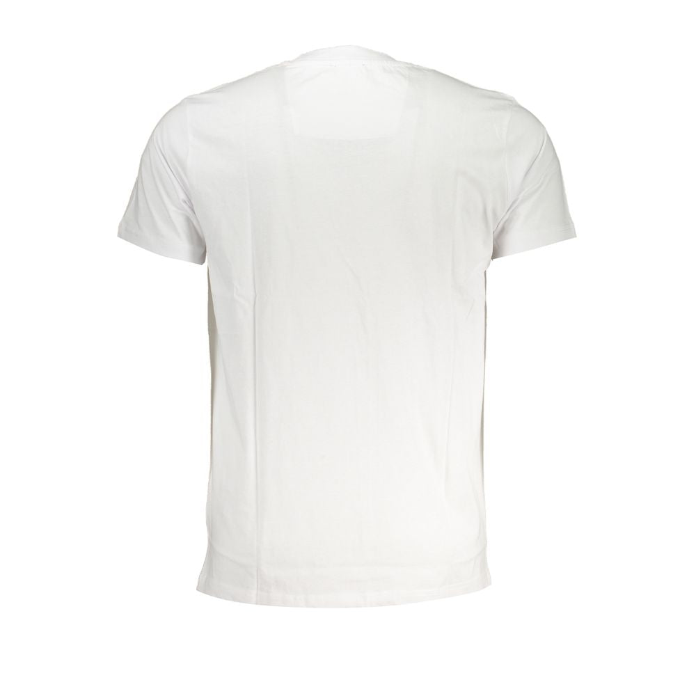 Cavalli Class Bianco Baumwoll-T-Shirt für Herren